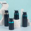 Set de loción para el cuidado de la piel de hombres de plástico botella de loción al vacío de 50 ml loción en crema de 100 ml limpiador facial rellenado