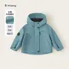 Ropa Infantil Bangxuan Ropa de Otoño para Niñas 2026 Primavera y Otoño Nuevo Estilo Chaqueta Infantil a Prueba de Tres Cosas Viento Simple Top para Niños Grandes