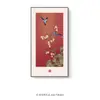 Nueva Pintura Decorativa Estilo Chino para Vestíbulo Pasillo Vertical Moderna Simple Colgante para Pasillo Mural de Pared con Control de Luz y Sonido