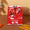 Papelaria Qingyifang: Borracha Realista Grande em Formato de Tira Picante, Pacote Único, Borracha de Lápis Criativa e Peculiar em Formato de Tira Picante para Estudantes