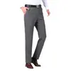 Pantalones Casuales de Lino para Hombre 2026 Verano Delgados Sueltos Pierna Recta Pantalones de Vestir tipo Papá Pantalones Largos de Tencel para Hombre