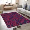Suministro directo de fábrica tendencia geométrica graffiti alfombra para sala de estar dormitorio vestidor alfombrilla de cocina felpudo venta al por mayor