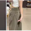 Colección nueva Primavera/Otoño 2026: Pantalones de chándal anchos, de pierna recta, holgados, estilo retro americano, de pierna ancha, modernos y sencillos, con efecto de realce de glúteos, y diseñados como pantalones deportivos largos