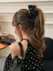 Goma para el pelo de tela a cuadros rojos para mujer, accesorio de moda y versátil para el pelo, banda elástica de alta elasticidad, cuerda para moño, accesorio para el cabello