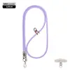 Cordón de Teléfono Móvil de Gama Alta Correa Resistente de 6 mm para Cuello Cruzado Ajustable Exterior Anti-Pérdida Exquisita Cuerda Tejida para Muñeca