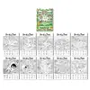 10 folhas/pacote de pôsteres para colorir, novo divertido transfronteiriço floresta tropical busca rabisco colorir educacional criativo pôsteres desenhados à mão