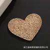 Novos Patches de Tecido em Forma de Coração Totalmente Cravejados com Pedras Brilhantes, Patches de Coração com Strass Termocolantes, Acessórios Decorativos para Roupas, Bolsas e Sapatos, Venda por Atacado do Fabricante