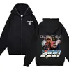 Chaqueta Tokio Hotel Suéter Bill Kaulitz Sudadera Banda de Rock Sudadera Y2k Cremallera Completa Top Moda