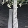 Tanglongben Blanco Patrón Fino Delicado Suave Elástico Encaje Adorno 3cm Accesorios para Ropa Material de Adorno de Encaje
