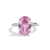 Anillo Abierto de Colores Huevo de Paloma Flash Seiko Transfronterizo para Mujer Moda Versátil Estilo Retro Europeo y Americano Anillo de Circonita de Colores