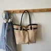 Bolso Cruzado Femenino Casual de Gran Capacidad con Correa Decorativa 2025 Otoño e Invierno Nuevo Mochila Cruzada Casual Bolso Tote para el Trabajo