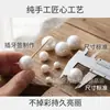 Perlas de imitación perforadas de alto brillo de 30 40 50 mm, accesorios de ropa de tamaño grande, componentes decorativos, cuentas sueltas de agujero recto al por mayor