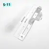 Placa de pestillo de puerta, Placa guía de puerta interior, Placa de cerradura de puerta de dormitorio, Placa de acero para marco de puerta, Juego de cerradura, Tope de puerta, Accesorios para tope de puerta