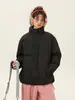 Roupas Acolchoadas de Algodão Moda Frio-Quente Espesso Conjunto Pão para Homens e Mulheres Casual Solto Moda Jaqueta com Gola Espessada Versátil