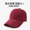 Gorra de Béisbol de Cabeza Grande para Mujer 2025 Nuevo Estilo Que Muestra la Cara Pequeña Retro Parte Superior Profunda Ala Ancha Protección Solar y Parasol Sombrero de Lengua de Pato para Hombre