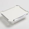 Caja de Almuerzo de Papel de Aluminio Grueso para Barbacoa de Mariscos Venta al por Mayor Desechable para Llevar Empaque Cuadrado Vajilla Arroz Horneado Aislamiento Calentamiento