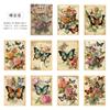Pássaro italiano material papel retro material série retro multi-elemento colagem decoração mão conta material 20 5