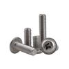 PWM 304 cabeça redonda cruzada de aço inoxidável com parafuso de almofada M2M2.5M3M3.5M4 cabeça de panela com parafuso médio
