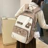 Mochila Escolar para Niñas Estudiantes de Primaria 2025 Nueva Alto Valor de Color Estudiantes de Secundaria Letras Estudiantes Universitarios Mochila de Preparatoria