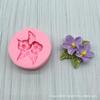 Molde de Silicone Flor Trombeta Flor de Lótus Botão Pedra Difusora Gesso Aromaterapia DIY Molde de Cola Molde de Argila