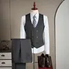 [Terno de Elite para o Dia a Dia] Terno Masculino, Casual de Negócios, Formal Slim-Fit para o Trabalho, Terno de Alta Qualidade Sem Passar