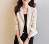 Blazer Corto para Mujeres Petite 2025 Primavera y Otoño Nueva Moda Elegante Nicho Top
