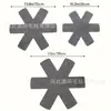 Posavasos de fieltro transfronterizos, posavasos hexagonales para tazas y platos, manteles individuales antideslizantes y resistentes al calor, no tejidos, protectores de ollas antiadherentes, vajilla al por mayor