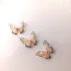 Mariposa de Doble Capa de 2 cm con Diamante, Mariposa de Malla de Tul Estéreo de Doble Capa para Decoración DIY de Uñas, Belleza Facial.
