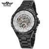 Reloj T-WINNER Winner Hueco Mecánico Automático para Hombre Reloj de Pulsera Banda de Acero Reloj para Hombre