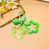 Pingente requintado e novo de estrela de cinco pontas dupla, um chaveiro doce e feminino, perfeito como acessório para casais ou melhores amigos para bolsas, e uma decoração DIY