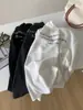 Bromu Corte Holgado Estampado de Letras Manga Corta Cepillada para Mujer Primavera 2026 Versátil Cuello Redondo Suéter Camiseta Casual