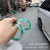 Pulseira de Jade Dulong Semente de Gelo Flor Flutuante Cor de Jade Pulseira de Jade Jade Africano Joias de Jade Atacado Jade de Quartizito