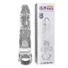 Funda de Silicona Artificial para Pene Tomahawk para Uso Masculino con Dientes de Lobo, Vibración con Control Remoto, Funda de Pene Masculino Engrosada y Alargada, Juguete Sexual para Adultos