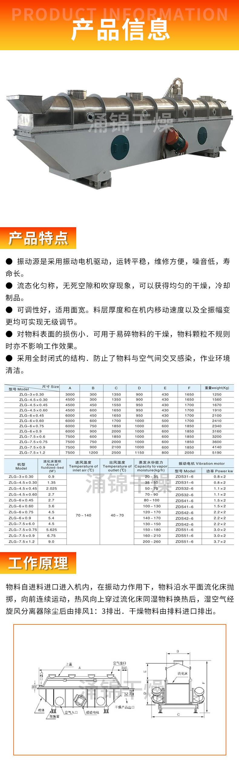 震动流化床干燥机