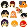 Insignia de Dibujos Animados Chainsaw Man Broche Eléctrico Pawa Decoraciones para Mochila Marchma Chain Saw Man Accesorios Metálicos