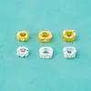 Plata de Ley S925 Separador de Rueda de Diamante Junta Cuerda Trenzada Hecha a Mano DIY Separador Cuentas Pulsera Collar Accesorios de Cuentas Material