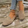 Sapatos casuais femininos respiráveis da moda de retalhos de verão, estilo coreano de tamanho grande, novos mocassins slip-on em flyknit
