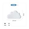 Nordic Simple Ceramic Cloud Plate Matte Matte Frosted Dessert Sauce Café da manhã Creative Shape Plate Raindrop Plate