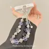 [Coração Doce Ziyun] Corrente de Celular com Franja de Coração Roxo Piscante Cordão para Celular Pingente para Bolsa de Nicho Pingente de Câmera