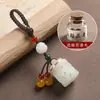 Colgante de Bolso con Calado de la Dinastía Han Accesorios Decoración de Bolso de Loto Luminoso Colgante para Llavero de Teléfono Móvil Estilo Antiguo Portátil