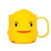 Suministro directo de fábrica Vaso para enjuague bucal infantil Lindo Creativo Dibujos animados Pato amarillo pequeño Vaso Plástico Cepillo Vaso para lavar Oso