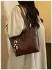 Bolso Tote Retro de Gran Capacidad para Mujer 2026 Otoño Nuevo Estilo Coreano Tendencia de Moda Bolso de Hombro Único para Dama Bolso para el Trabajo
