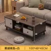 Mesa de centro sala de estar hogar mesa de centro nórdica mesa mesa auxiliar de sofá dormitorio moderno minimalista patas de madera maciza mesa de té para casa de alquiler
