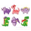 Pegatinas de Diamantes para Niños Ultraman diy Hecho a Mano Albañilería 2023 Nueva Animación Pegatinas Puzzle de Dinosaurios
