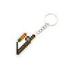 Llavero Acrílico de Minecraft Pico de Diamante Espada Tótem de Inmortalidad Colgante Regalo Creativo Dibujo Animado para Parejas
