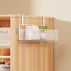Estante de Almacenamiento para Armario, Cesta de Almacenamiento para Bolsos, Estante Lateral para Gabinete, Organizador de Ropa Interior y Ropa, Cesta Colgante para Armario