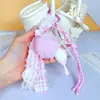 Conjunto Criativo DIY de Vestir Corda de Mão Fivela Pingente Miu Fofo Chaveiro de Carro Pingente de Bolsa Pingente Pequeno Atacado