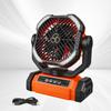 Nuevo Ventilador Exterior Transfronterizo Luz de Tienda de Campaña para Camping Ventilador Eléctrico Carga Portátil Ventilador de Camping Iluminación Luz de Pesca