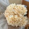 Material floral de boda con simulación de color champán, techo de auditorio de boda, diseño de escena de hotel suave, guía de ruta, arreglo floral, flores de seda.