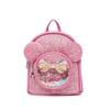 Nuevas Bolsas para Niños, Nueva Moda Dibujos Animados Orejas Redondas, Mochila con Lentejuelas y Moño, Linda Mochila para Niña